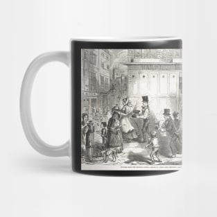 Fetching home the Christmas Dinner 1848 Mug